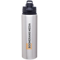 28 Oz. Silver H2go Surge Aluminum Water Bottle